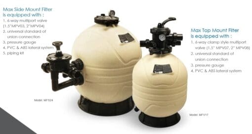 ถังกรอง Emaux MFV Series Top Mount And Side Mount