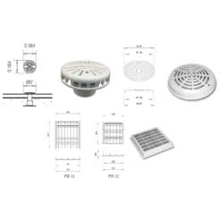 Main Drain Fittings Structure