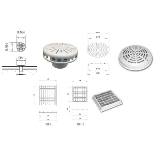 Main Drain Fittings Structure
