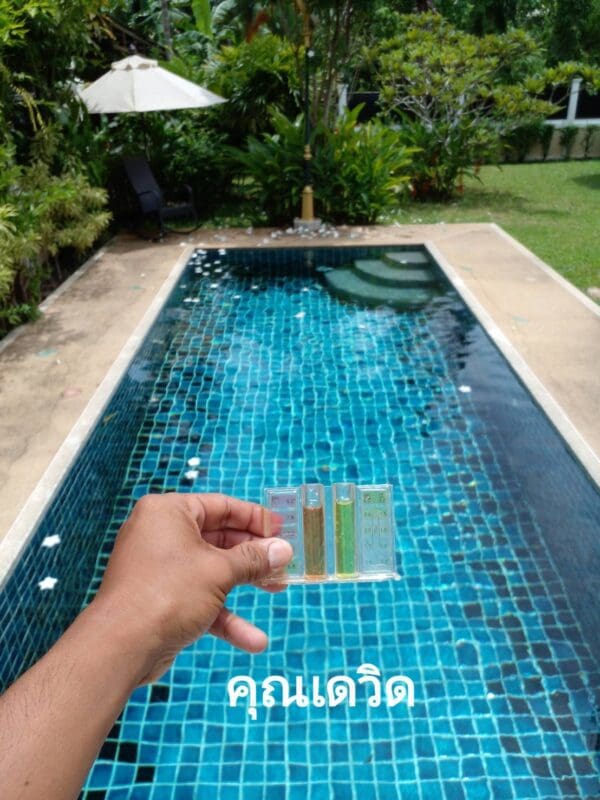 ปรับค่า pH สระ Mr.David
