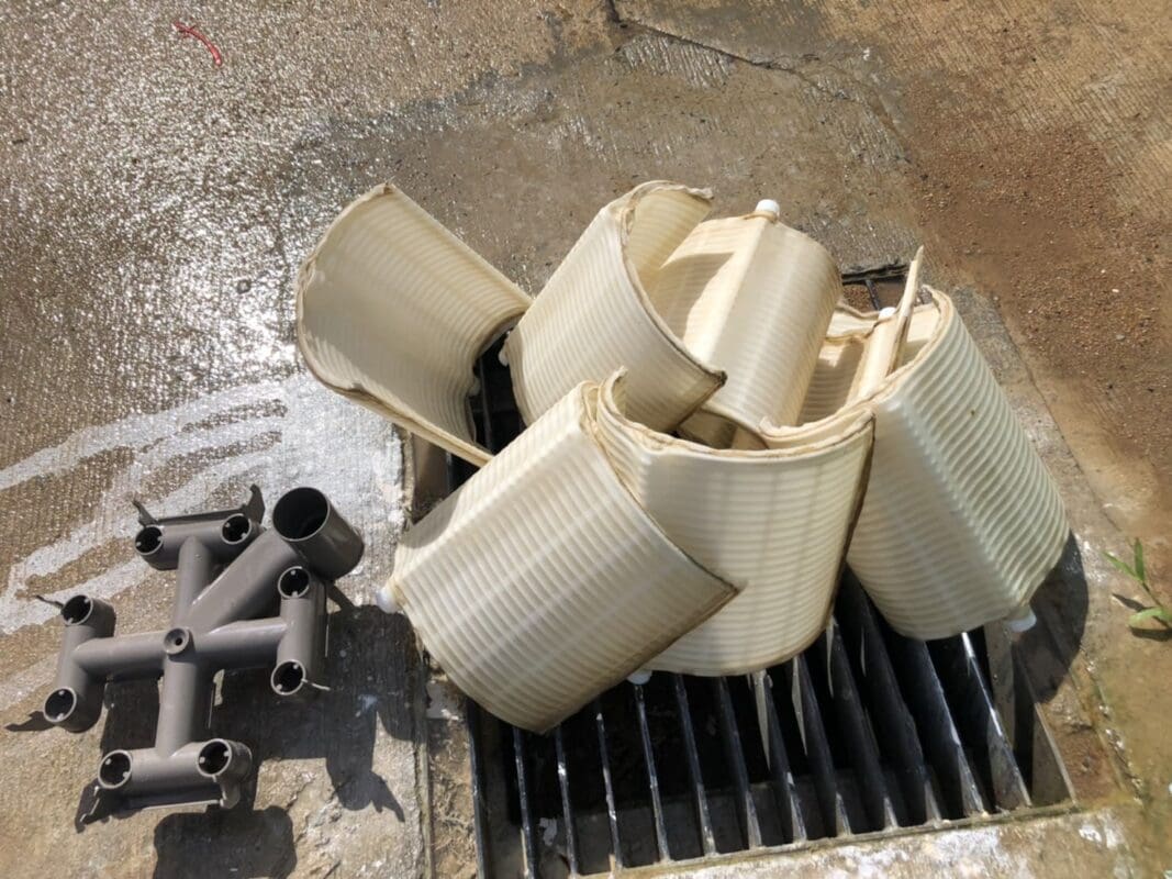 ล้างแผ่นกรอง