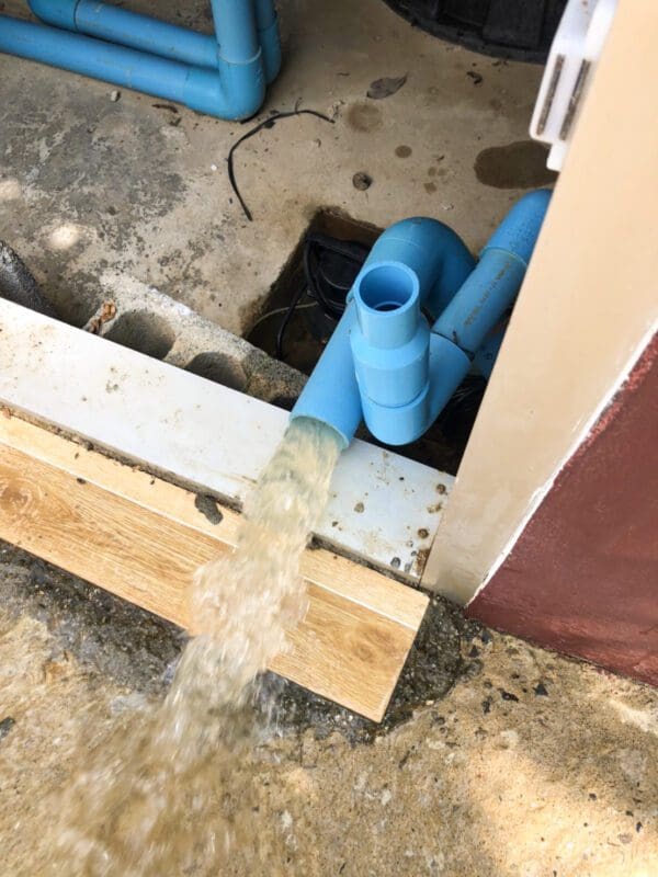 backwash